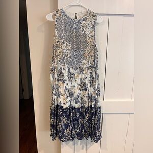 Floral Patchwork Maxi Dress